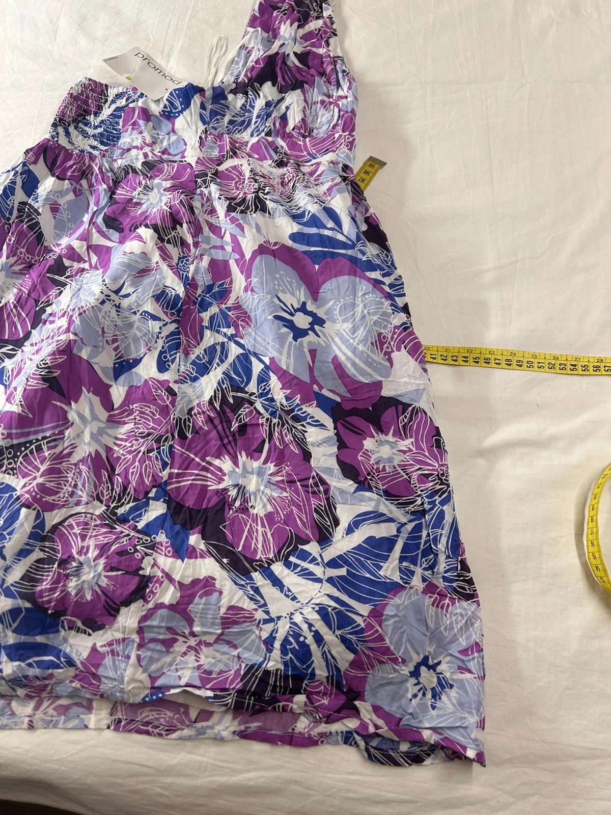 Paarse zomerjurk met open rug promod – photo 4